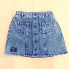 150 Rabyraby　インナーパンツ付デニムスカート