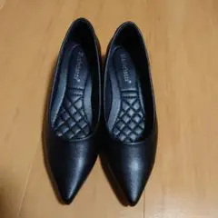 ブラック パンプス フラットシューズ 新品未使用