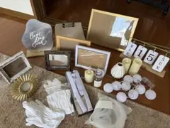 結婚式ウェルカムスペース小物一式