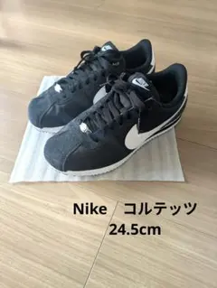 *美品*　Nike　コルテッツ 　ブラック/ホワイト 　24.5cm