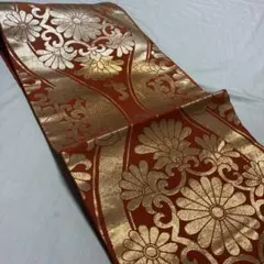 正絹 袋帯 金糸 華紋 七宝繋ぎ文様 袋帯 金糸 華文様 七宝繋ぎ - メルカリ
