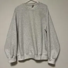 JOES USA 無地スウェット L グレー 裏起毛 アメカジ 古着 トレーナー