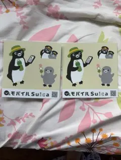 モバイルSuica ペンギン ステッカー 2枚セット
