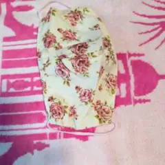 ハンドメイド マスク バラ柄のサムネイル