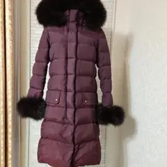 AIGLE　ダウンコートフード付き　サイズM わけありファーグレードアップ