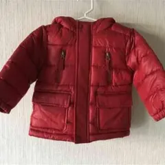 【新品タグ付き】babygapフード付き中綿しっかりダウンボーイズアウター80