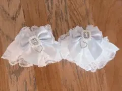 NOEMIEノエミー ハートチャームリボンカフス サックスのサムネイル