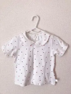 cottoli ハート 襟付き トップス 90cm