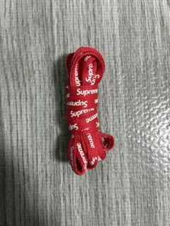 Supreme レッド ナイロンシューレース靴紐