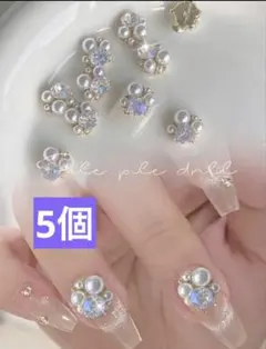 ビジューパーツ　ネイルパーツ　パール　カボション　キラキラ　ワンホンネイル　韓国