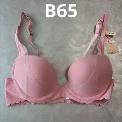 B65 トリンプ アモスタイル 夢みるブラ スカラップデザイン ピンク 訳ありのサムネイル