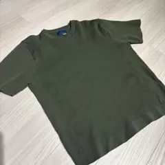 +phenix 半袖 ニット カーキ