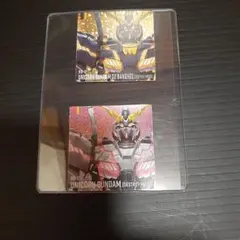 ガンダム　ポテコ　シール　ユニコーンガンダム　バンシィ