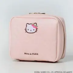 Maison de FLEUR×HELLO KITTYいちご宝物ケースPINK