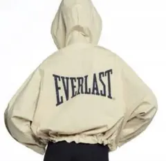 ZARA 裾ドローコード クロップド マウンテン パーカー EVERLAST