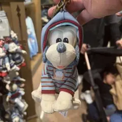 上海ディズニー プルート ぬいぐるみキーチェーン