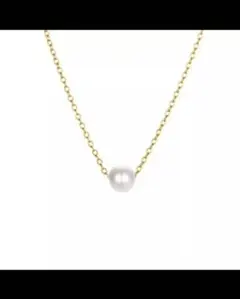 パール ♡ ネックレス ♡ シンプル　ピンクゴールド