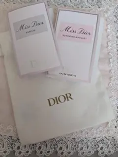 新作】Dior 香水ミス・ディオール サンプルセット巾着ムエットつき