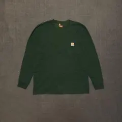 Carhartt ロングT グリーン 緑 長袖 Mサイズ 古着 archive
