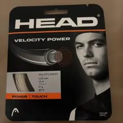HEAD ガット VELOCITY POWER 1.25mm ナチュラル