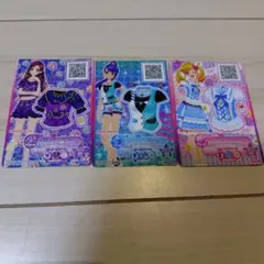 アイカツフレンズ付録カード3枚ブルーシャルマンコーデ - メルカリ