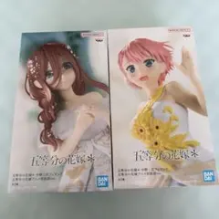 中野三玖、中野一花 「五等分の花嫁*」 フィギュア、アニメ原画展ver.