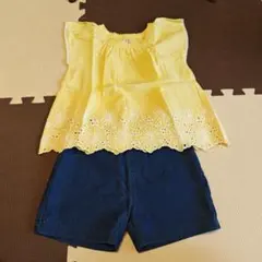 petit main レースチュニック&ショートパンツ 110サイズ
