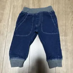 moujonjon ネイビー ボトムス ポケット付き