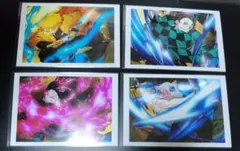 鬼滅の刃 　無限列車編　ブロマイド 炭治郎　禰豆子　善逸　伊之助