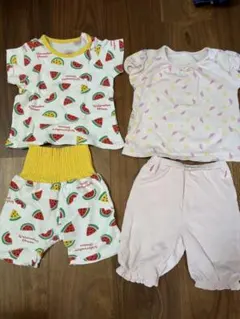 半袖パジャマ（上下セット） 80㎝ 女の子用のサムネイル