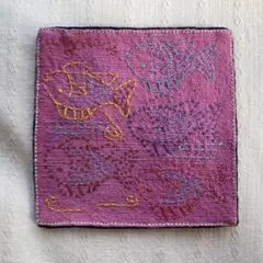 レンテン族　草木染め反物　黄色 Ｂ　山岳民族 レンテン族 草木染め反物 黄色 B 山岳民族