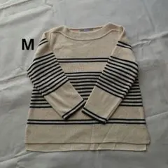 ボーダーニット　レディース　M