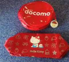 NTT docomo Hello Kitty ポーチ セットのサムネイル