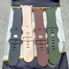 チ*と様 Apple Watch シリコンバンド 38/40/41mm 4本セッ