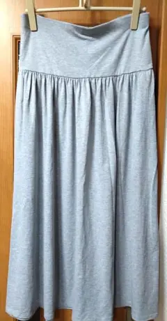 ユニクロUNIQLO 2WAYロングスカート グレー1点