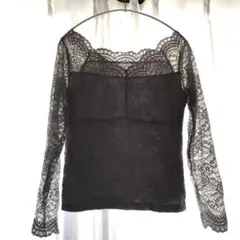ロペピクニック　レース２WAYカットソー（グレー）