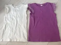 女の子⭐︎サマーニット☆トップス☆2枚セット☆100、110センチ☆