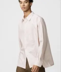 UNIQLO :C ストライプ 長袖シャツ ピンク　ユニクロC UNIQLO C