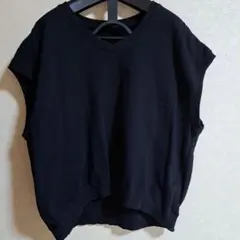 antiqua アンティカ 裏毛Vネックベスト