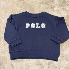 POLO ネイビー トレーナー　100