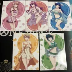 女神のカフェテラス　ブロマイド くじコレ　小野　鳳凰寺　鶴河　月島　幕澤　5枚