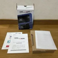 Newニンテンドー3DS LL メタリックブルー 箱のみ！取扱説明書付き
