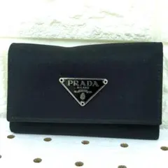 PRADA プラダ　ナイロン　キーケース　6連　ブラック　イタリア製