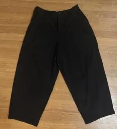 【即日発送】evam eva クロップドパンツ ジップフライ