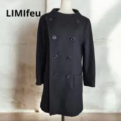 【美品✨超希少】リミフゥ 変形ジャケット トレンチコート風 ブラック Sサイズ 組曲 L 【コンパクトにして持ち運べる】ポケッタブル トレンチコート