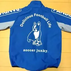 【美品】サッカージャンキー 中綿 昇華 ピステ ジャケット L 青 フルジップ 2026年最新】サッカージャンキ lの人気アイテム - メルカリ