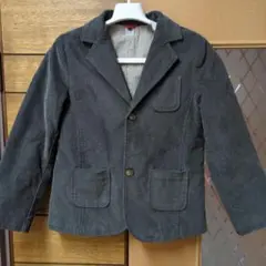 PETIT BATEAU ダークグレー コーデュロイジャケット