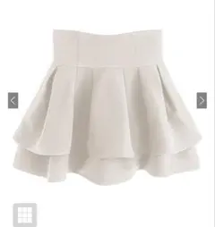 新品未開封 インパン裏地付きフレアミニスカート［gm772］