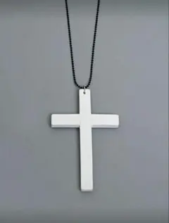 グランジ シズニルック 十字架 ネックレス 白