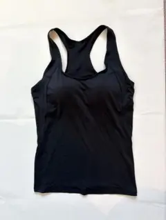 【美品】 UNIQLOブラッククロスバック タンクトップ　XLサイズ